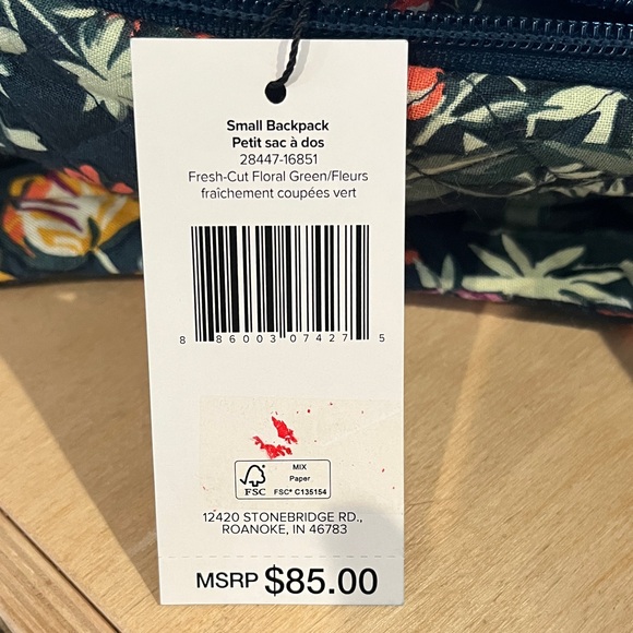 Floral Quilted Backpack - Picture 4 of 7